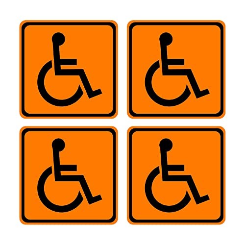 Adesivi disabili invalidi - disabili,