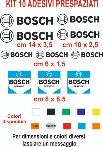 Adesivi bosch stickers - bosch, in
