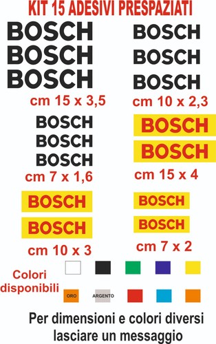 Adesivi bosch stickers - bosch,