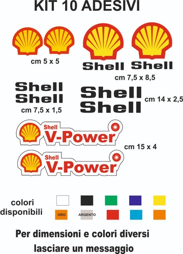 Adesivi shell stickers - stickers, in