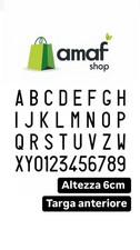 LETTERE E NUMERI ADESIVI PER