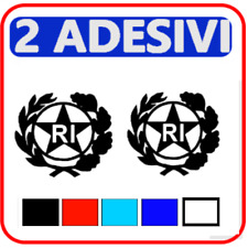 adesivo bollino targa auto ri