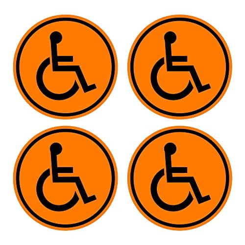 Adesivi disabili invalidi - adesivi,